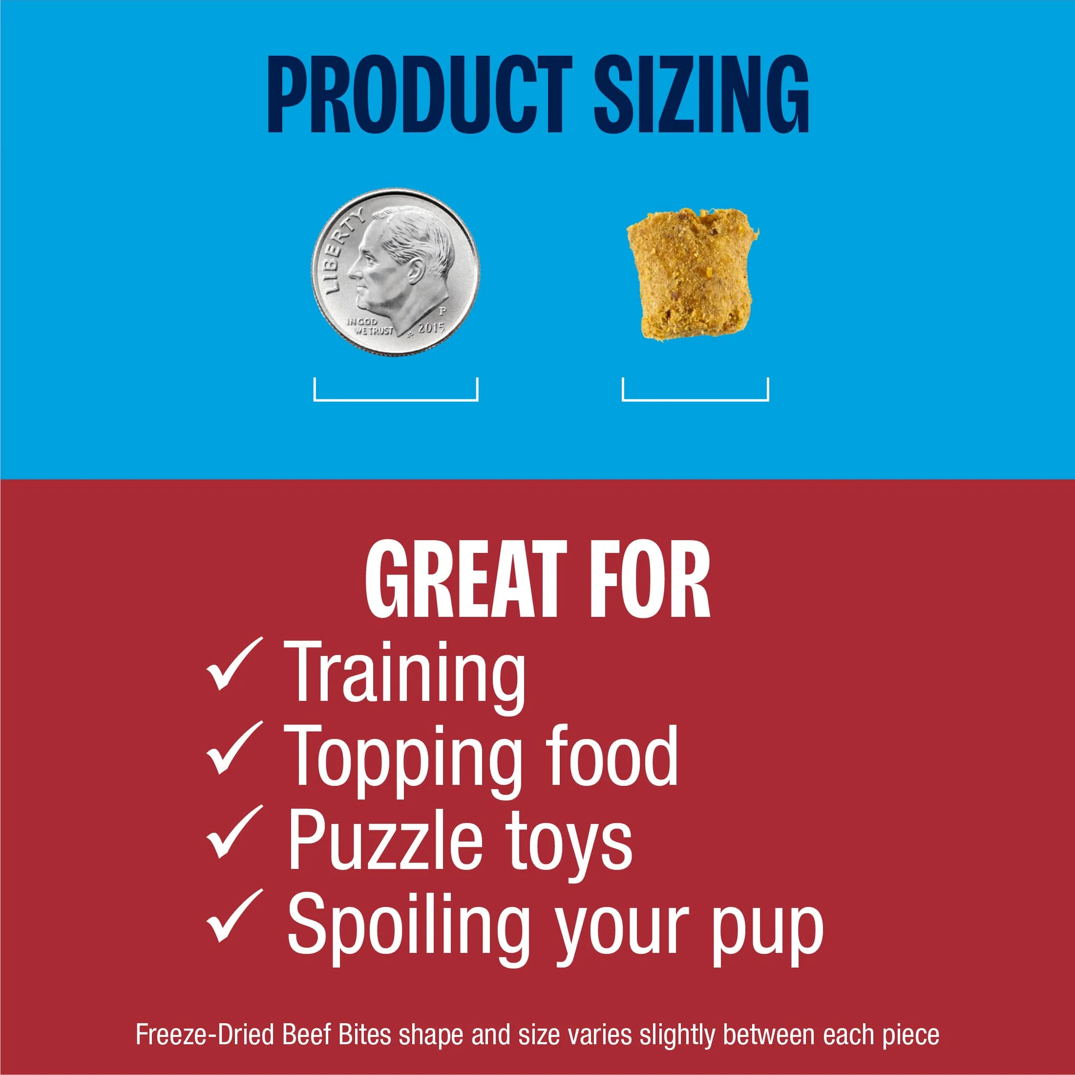 Beef Bites Freeze-Dried Complete & Balanced Food and Treats for Dogs - Image 8